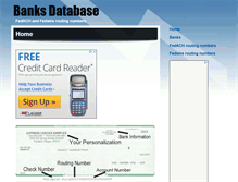 Tablet Screenshot of bankinfos.org